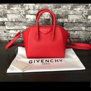 Givenchy Red mini antigona